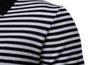 Herren-Poloshirt mit Streifenmuster und Möwenkragen – 2025 Sommer Slim-Fit Business Casual Top | PSD8054
