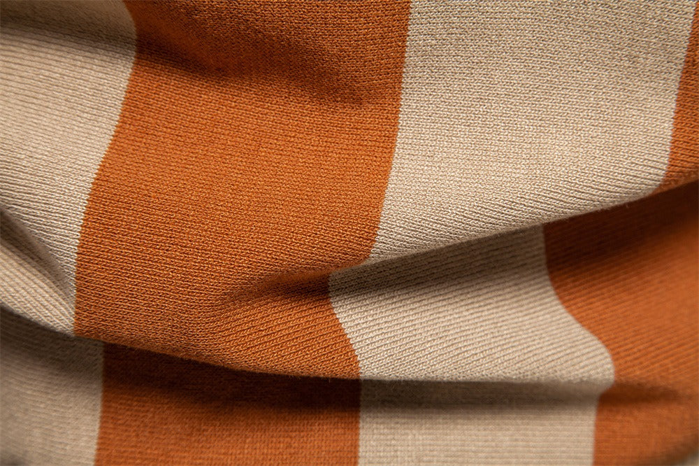 Sommerliches Slim-Fit-Streifen-Poloshirt für Herren – 2025 Business Casual Strickoberteil | Atmungsaktives Kurzarm-T-Shirt | PSD8060 