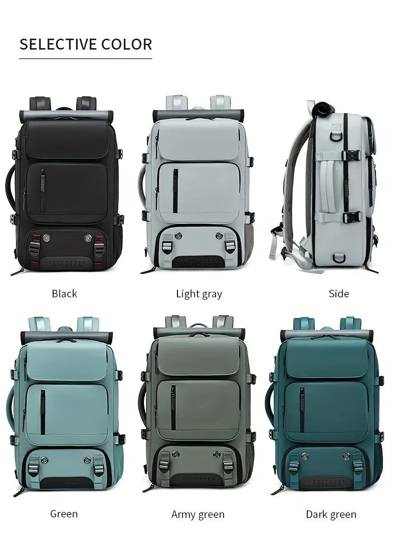 Professioneller Rucksack Geräumiger Reiserucksack Schuhfach Wasserabweisend Outdoor Wander- und Campingtasche Mehrere Taschen &amp; Gepolsterte Schultergurte | 7798 