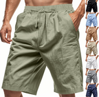 Leichte Strandshorts aus Leinenmischung für Herren – Relaxed Fit 5-Zoll-Freizeitshorts | WW-2 