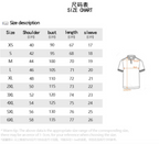 Lässiger „JESUS“-Musterdruck, kurzärmlige Hemden mit Reißverschluss, Reverskragen, Oberteile, Pullover | POLO46-50 