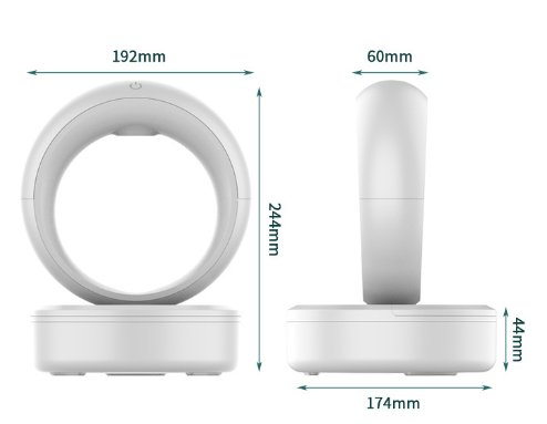 Diffusore di aromi Ultrasuoni Nebbia fredda Anti-Gravità Design Umidificatore d'aria a goccia d'acqua | GH08 