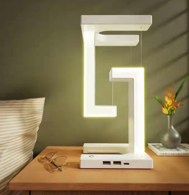 Lampe de bureau à LED anti-gravité avec chargement sans fil et fonction lévitation | 2238 