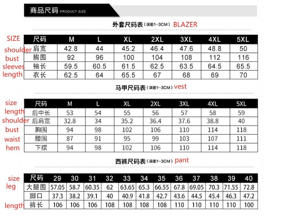 Herren 3-teiliger Anzug Jacke + Weste + Hose Formelle Mode Bräutigam Hochzeit Party Kleid Smoking Anzüge 