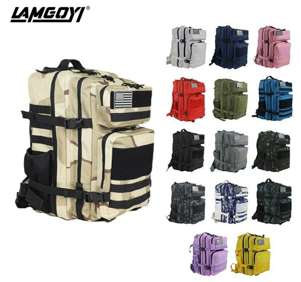 LAMGOYI Taktischer Rucksack 15L-45L – Outdoor-Wanderrucksack Militär &amp; Camping | CA001 