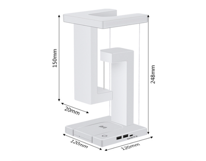 Lampe de bureau à LED anti-gravité avec chargement sans fil et fonction lévitation | 2238 