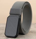 Herren-Stretch-Nylon-Gürtel mit magnetischer Metallschnalle, elastischer Jeansgürtel 