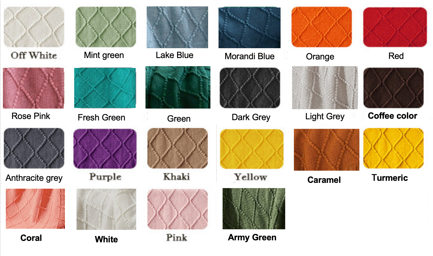 Gemütliche Strickdecke mit Quasten, leichtes, atmungsaktives Acryl für Sofa- und Reisekomfort | YENLN06 