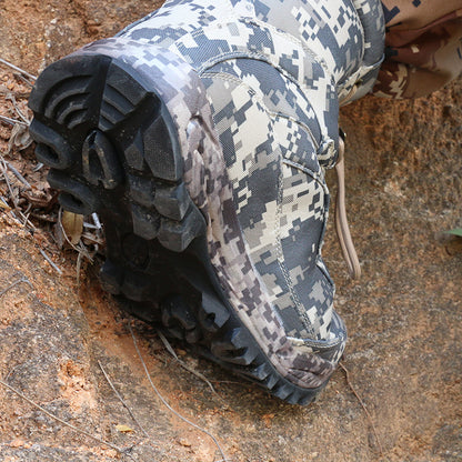 Bottes d'entraînement camouflage à fermeture éclair latérale pour hommes | Q3