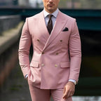 Men's Premium 2pcs Suits – Formal Wedding Groom Attire | 001