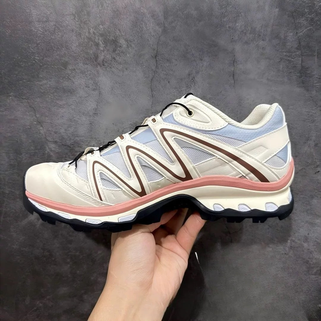 SLMN XT-QUEST Outdoor Sneakers Unisex Lightweight Hiking & Lifestyle Shoes | Mocha Brown Trail-Inspired Trainers