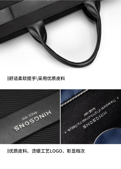 Kingsons Business-Laptoptasche – wasserdicht, stoßfest, mit mehreren Fächern | 3257 