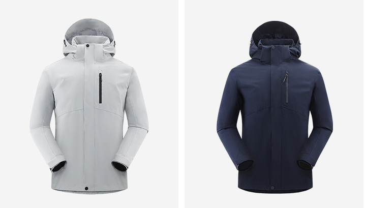 DZRZVD 3-in-1 Down Jacket | 5000mm Waterproof Trekking Coat with Detachable Down Layer | All-Season Outdoor Protection | 250826