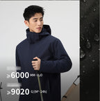 Men's 3-in-1 Winter Jacket with 90% White Duck Down | Waterproof Windproof Hiking Coat | All-Season Outdoor Protection | 251905