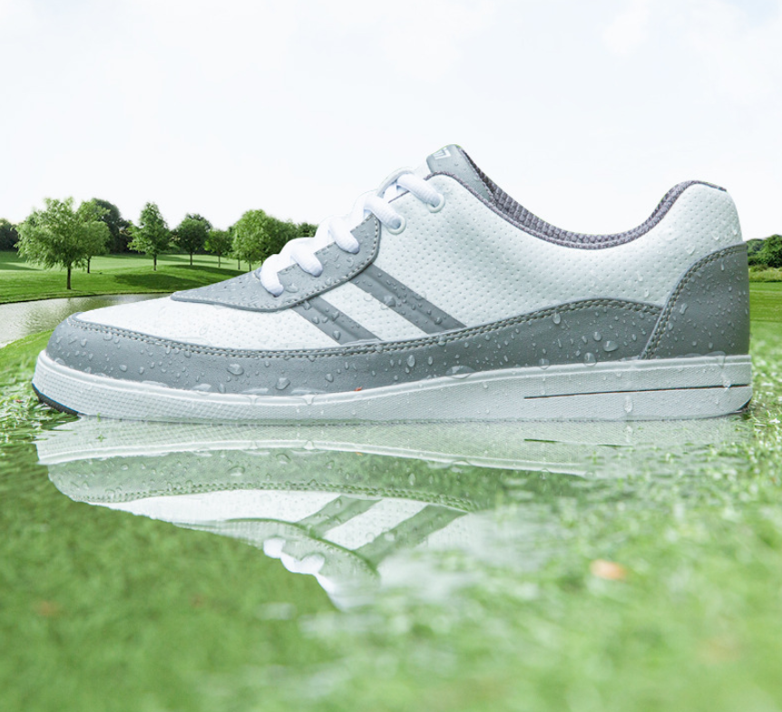 PGM Men's Waterproof Golf Shoes Spiked Athletic Sneakers All-Terrain Golf & Casual Footwear | XZ299