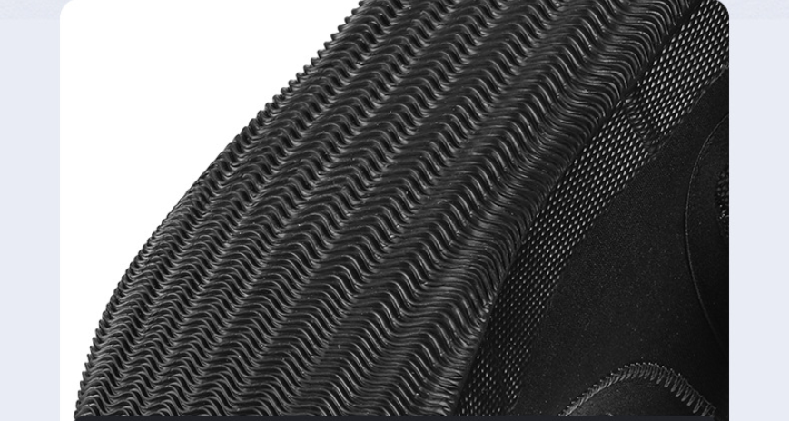 OUZO 5mm Neoprene Dive Boots | High-Top Puncture Resistant Water Shoes for Snorkeling & Surfing | Anti-Slip Beach Socks | BX5029-B