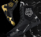 Qiku Bao Combat Sports Shoes | Unisex Wrestling & Boxing Shoes | Gum Rubber Sole for Muay Thai & Martial Arts | QK1139