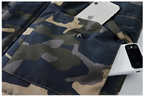 Vielseitige Camouflage-Militärjacke für Herren mit Fleecefutter, Pelzkapuze und mehreren Taschen 