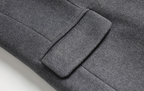 Herren Trenchcoat aus Wolle mit Umlegekragen, lang, aus Wolle und Wollmischungen, Wolljacke, Mantel | JJ-YF601 