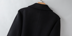100% Wool Long Trench Coat with Belt | Men’s Knee-Length Double-Faced Wool Overcoat | Premium Winter Outerwear Trench coat