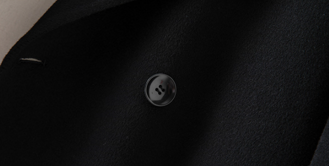 100% Wool Long Trench Coat with Belt | Men’s Knee-Length Double-Faced Wool Overcoat | Premium Winter Outerwear Trench coat