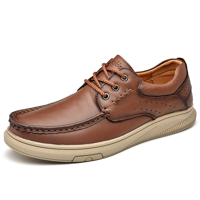 Lässige, atmungsaktive Herrenschuhe aus britischem Leder, stilvolles und bequemes Schuhwerk | B2231 