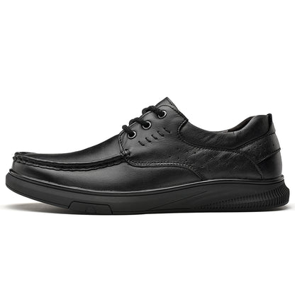 Men's Casual Breathable British Leather Shoes Stylish & Comfortable Footwear | B2231