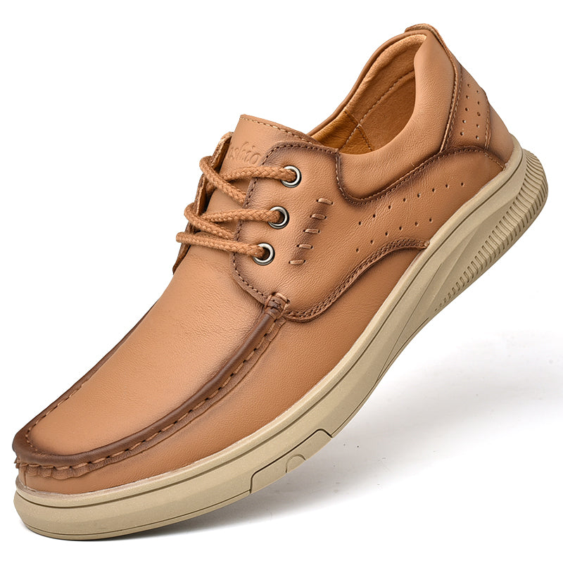 Lässige, atmungsaktive Herrenschuhe aus britischem Leder, stilvolles und bequemes Schuhwerk | B2231 