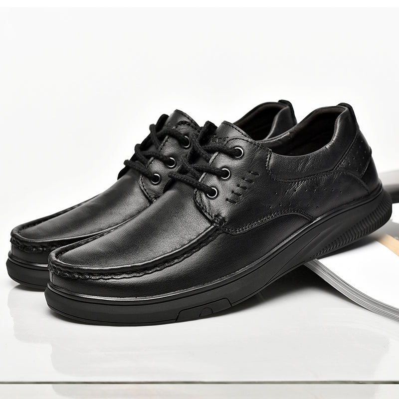 Men's Casual Breathable British Leather Shoes Stylish & Comfortable Footwear | B2231