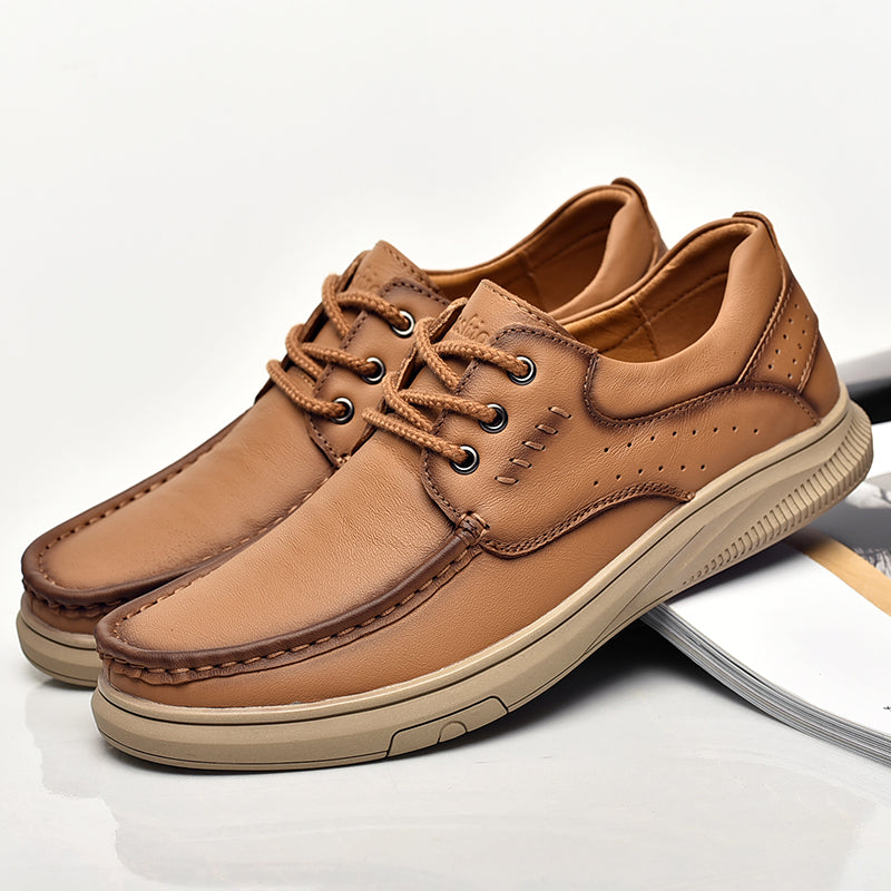 Lässige, atmungsaktive Herrenschuhe aus britischem Leder, stilvolles und bequemes Schuhwerk | B2231 