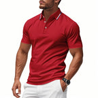 Schnelltrocknendes Golf-Poloshirt für Herren – Kurzarm-Sommer-Business-Casual-Oberteil | DS-2108