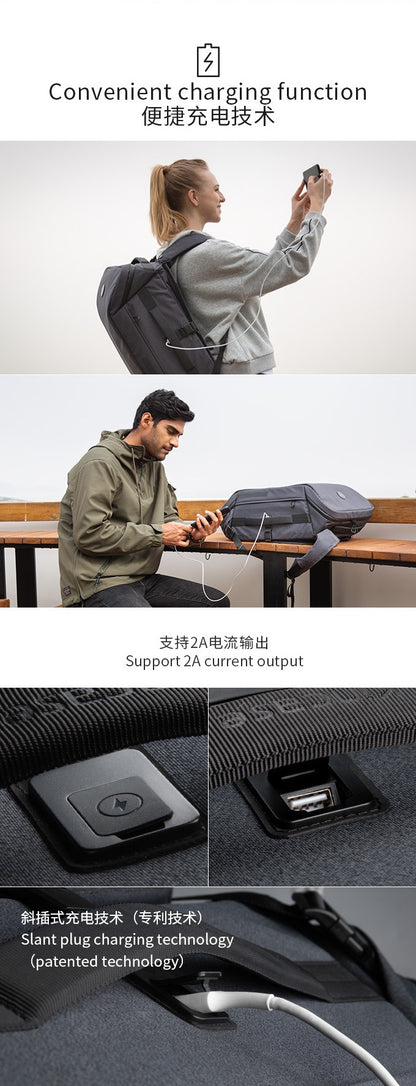 KINCASE Premium Business-Laptop- und Reiserucksack mit großem Fassungsvermögen – Wasserabweisend, Diebstahlschutz, RFID-Schutz | KC-1816 