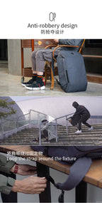 KINCASE Premium Business-Laptop- und Reiserucksack mit großem Fassungsvermögen – Wasserabweisend, Diebstahlschutz, RFID-Schutz | KC-1816 