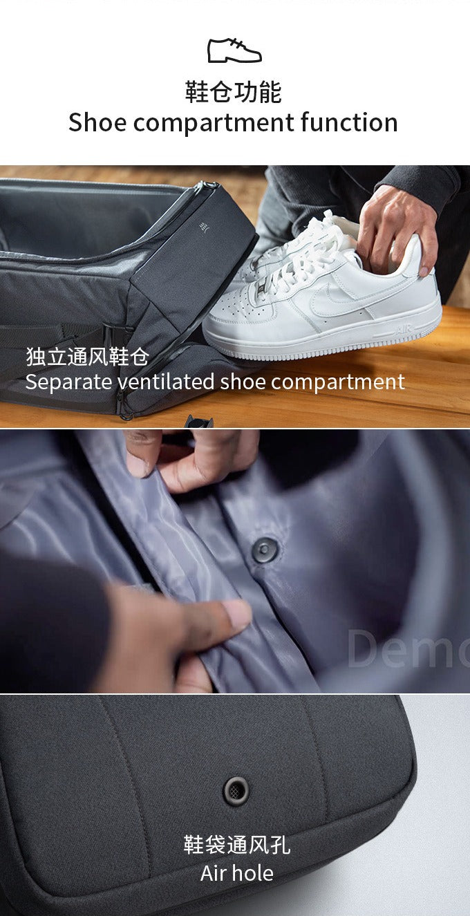 KINCASE Premium Business-Laptop- und Reiserucksack mit großem Fassungsvermögen – Wasserabweisend, Diebstahlschutz, RFID-Schutz | KC-1816 