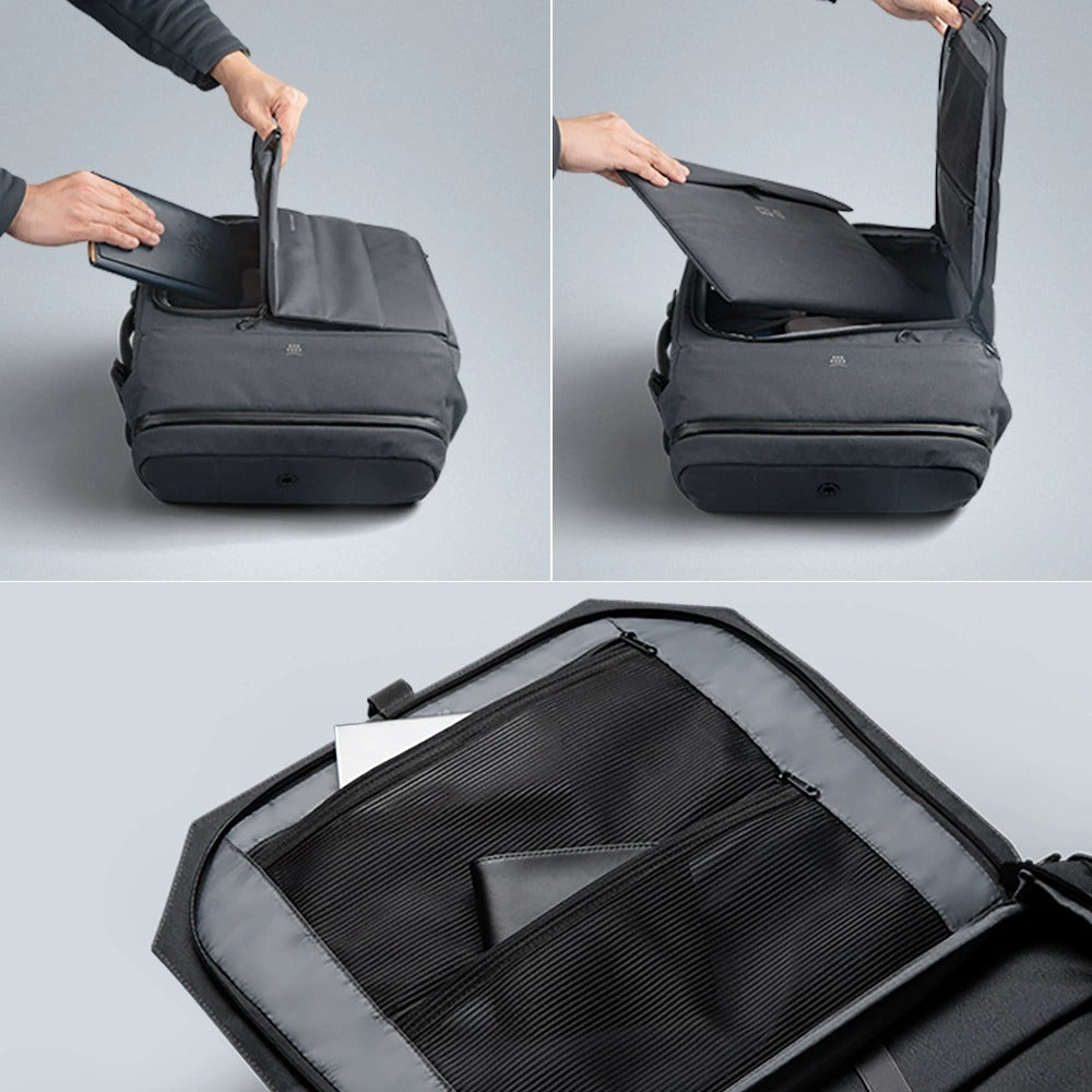 KINCASE Premium Business-Laptop- und Reiserucksack mit großem Fassungsvermögen – Wasserabweisend, Diebstahlschutz, RFID-Schutz | KC-1816 