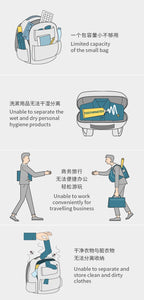 KINCASE Premium Business-Laptop- und Reiserucksack mit großem Fassungsvermögen – Wasserabweisend, Diebstahlschutz, RFID-Schutz | KC-1816 