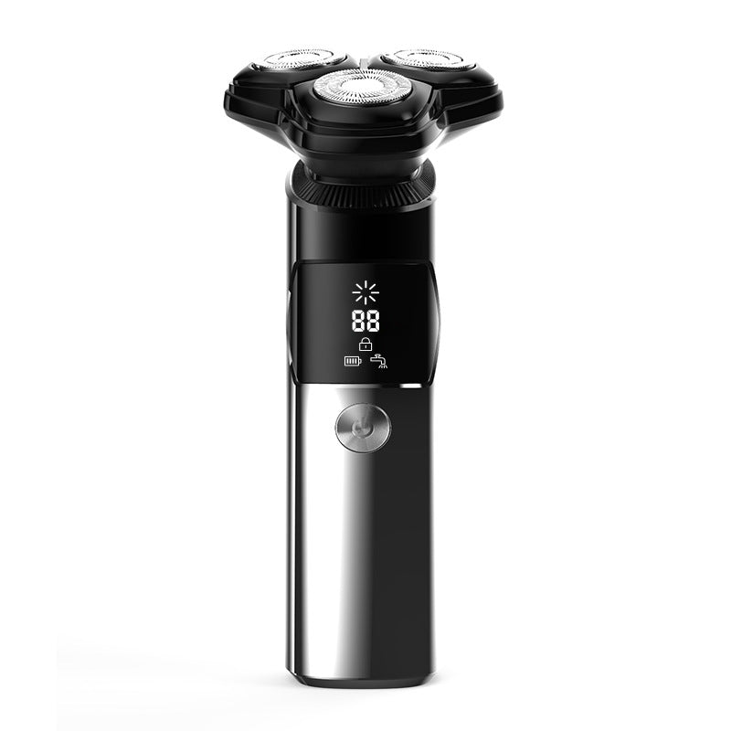 PRITECH Dreifach-Rotationsrasierer, wiederaufladbarer 1200-mAh-Bartrasierer für präzise Rasur | RSM-2173 