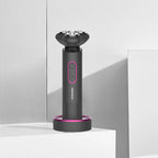 PRITECH IPX5 Wasserdichter, über USB wiederaufladbarer, kabelloser Elektrorasierer mit drei Klingen, tragbar und effizient | RSM-2888 