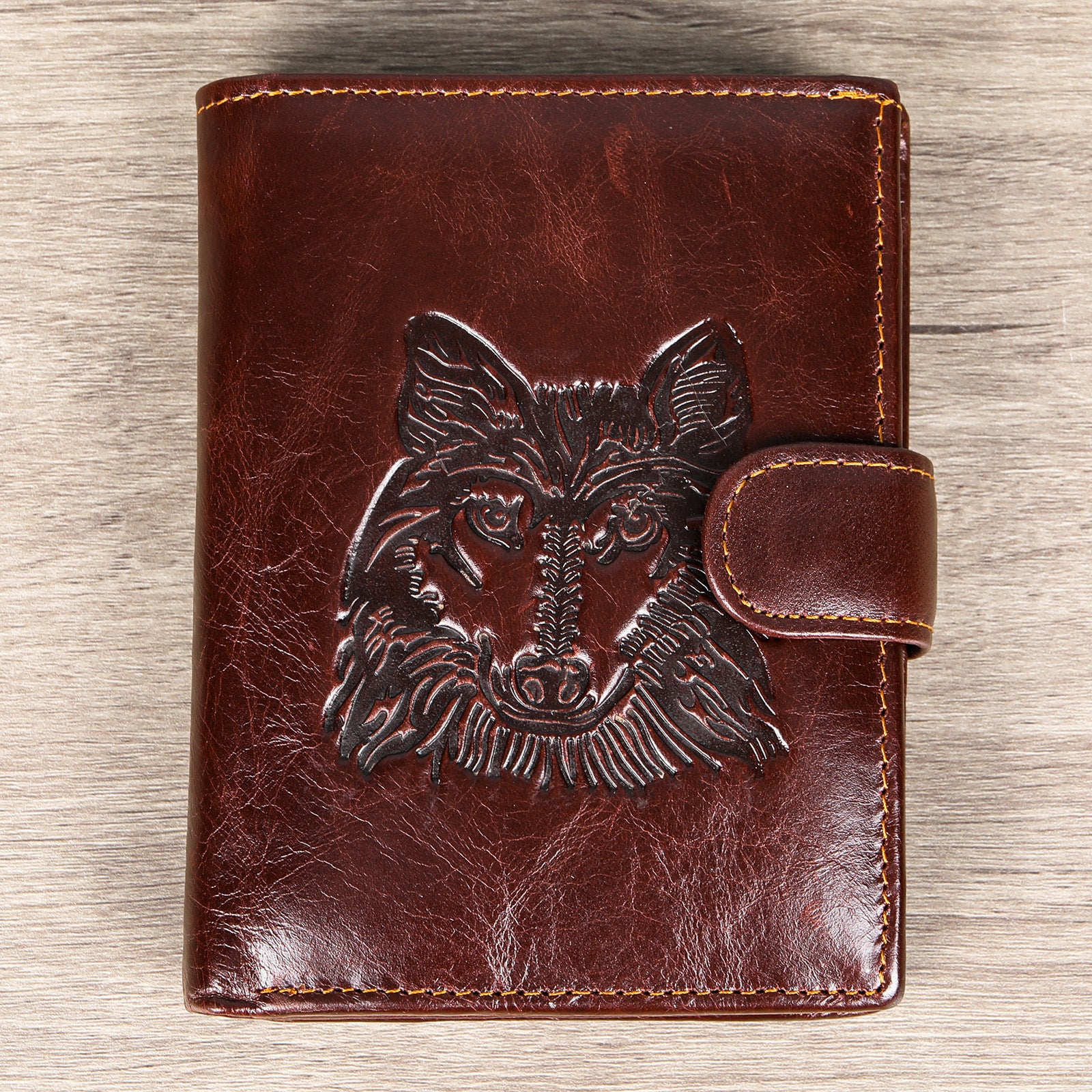 Antimagnetische RFID-blockierende Echtleder-Geldbörse für Herren, schmales Kartenetui und Geldbörse | 1131 