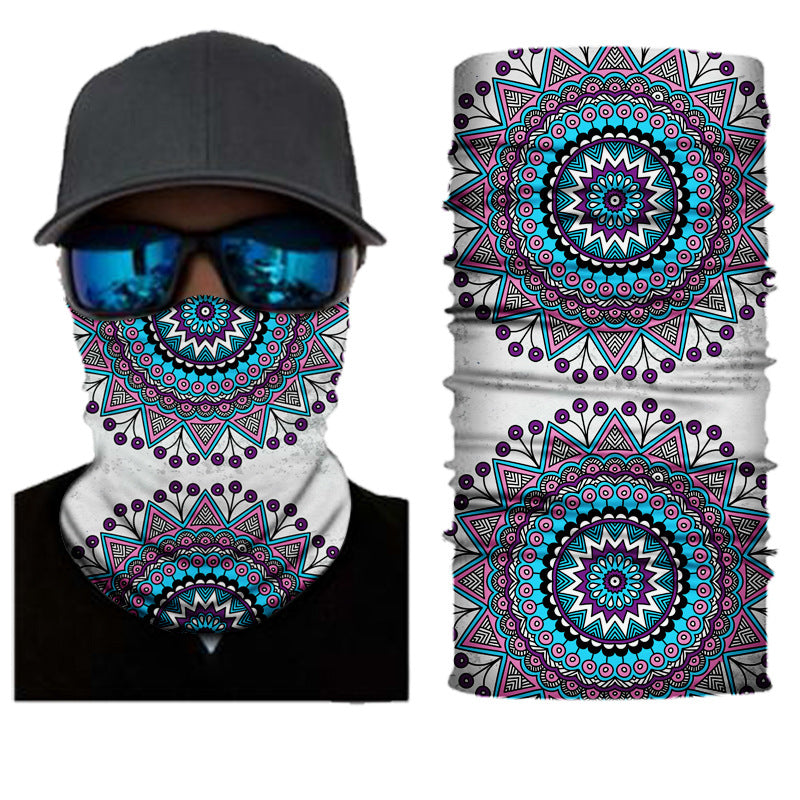 Confezione da 3/6 scaldacollo da uomo, fascia per il viso, bandana, maschera | S251