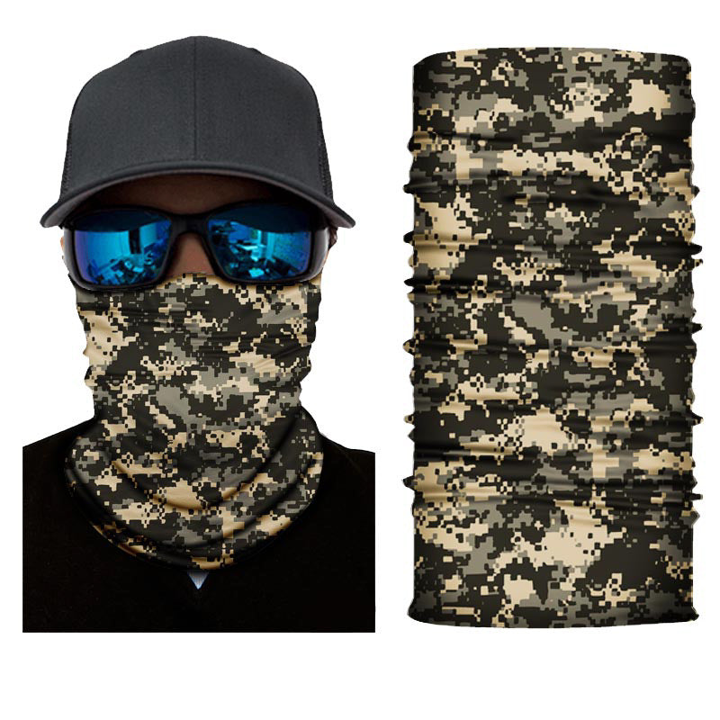 Confezione da 3/6 scaldacollo da uomo, fascia per il viso, bandana, maschera | S251