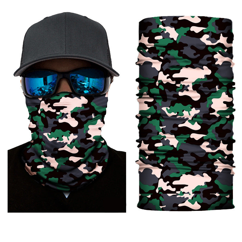 Confezione da 3/6 scaldacollo da uomo, fascia per il viso, bandana, maschera | S251