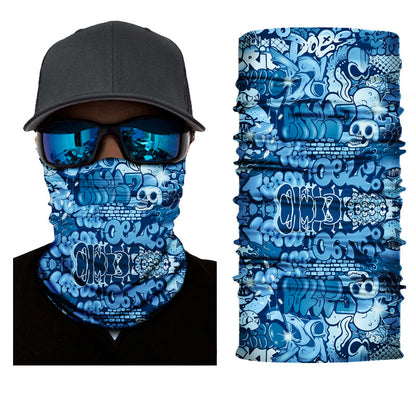 Confezione da 3/6 scaldacollo da uomo, fascia per il viso, bandana, maschera | S251