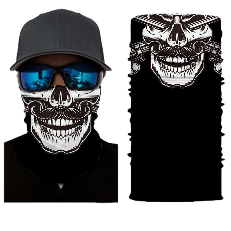 Confezione da 3/6 scaldacollo da uomo, fascia per il viso, bandana, maschera | S251