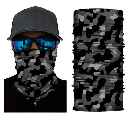 Confezione da 3/6 scaldacollo da uomo, fascia per il viso, bandana, maschera | S251