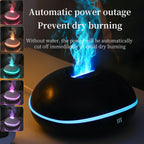 Aromatherapie-Diffusor mit realistischem Flammeneffekt – 7-farbiger LED-Luftbefeuchter mit USB-Stromversorgung für Zuhause, Büro und Schlafzimmer | SD13 