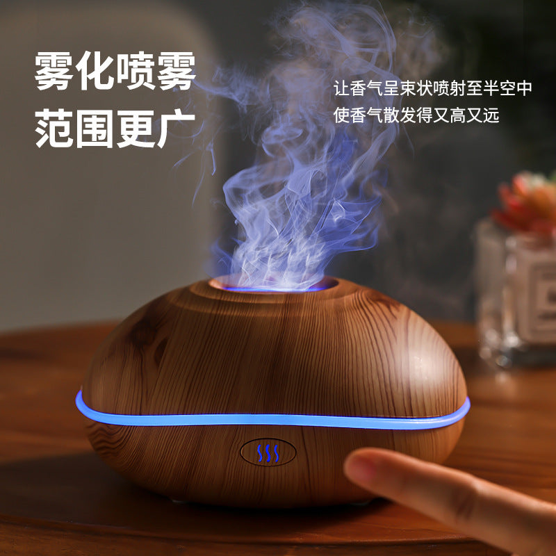 Aromatherapie-Diffusor mit realistischem Flammeneffekt – 7-farbiger LED-Luftbefeuchter mit USB-Stromversorgung für Zuhause, Büro und Schlafzimmer | SD13 