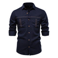 Herrenhemd aus Leinenmischung - 2025 Frühling Slim-Fit Casual Top | SH2025 