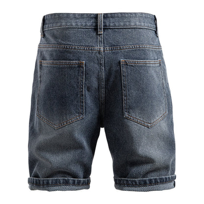 Herren Vintage Straight-Leg Denim Shorts - 2025 Sommer Mid-Thigh Casual Jeans Shorts | ST0018 