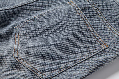 Herren Vintage Straight-Leg Denim Shorts - 2025 Sommer Mid-Thigh Casual Jeans Shorts | ST0018 